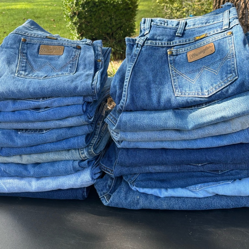 25 Pairs Vintage Wranglers